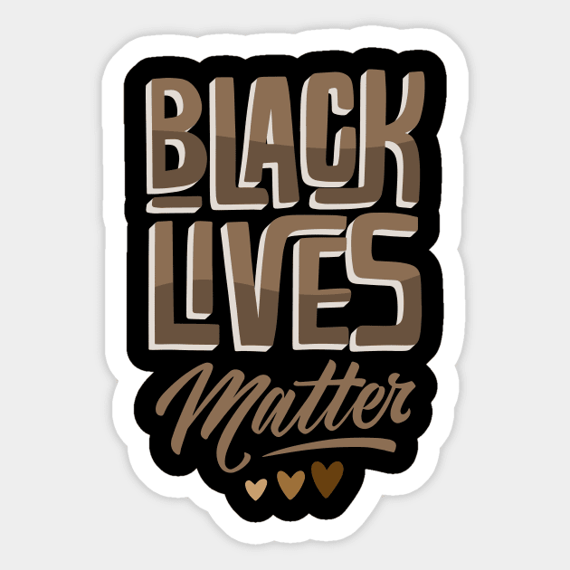 Black Lives Matter Sticker by Utopia Shop